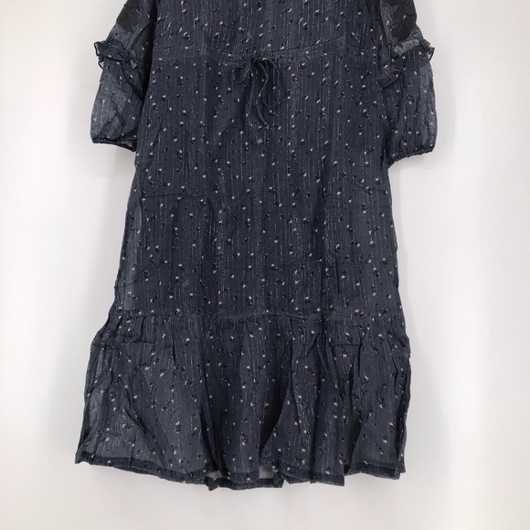 Dolan Anthropologie Zoe Embroidered Midi Dress XS NWT $268 - Picture 5 of 8
